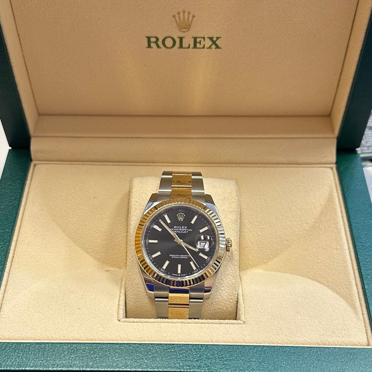 Rolex Datejust 41MM - Two-Tone, Fluted Bezel, 2022