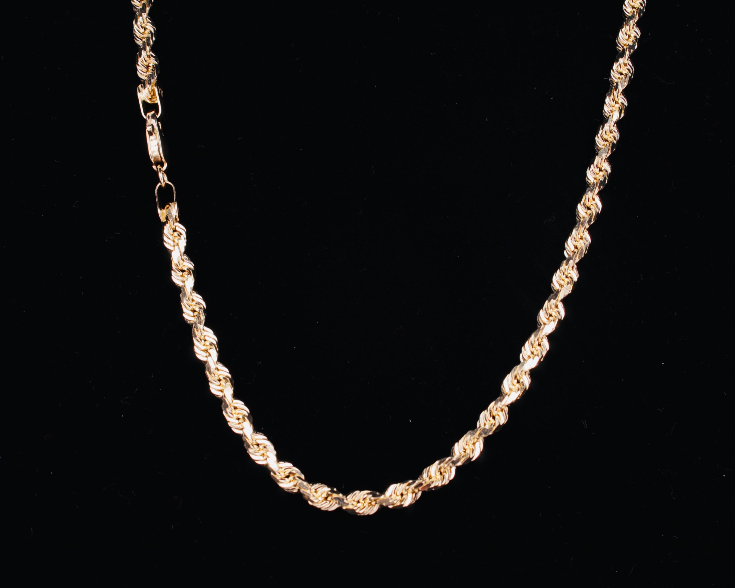 14K Gold Rope Chain - 3MM