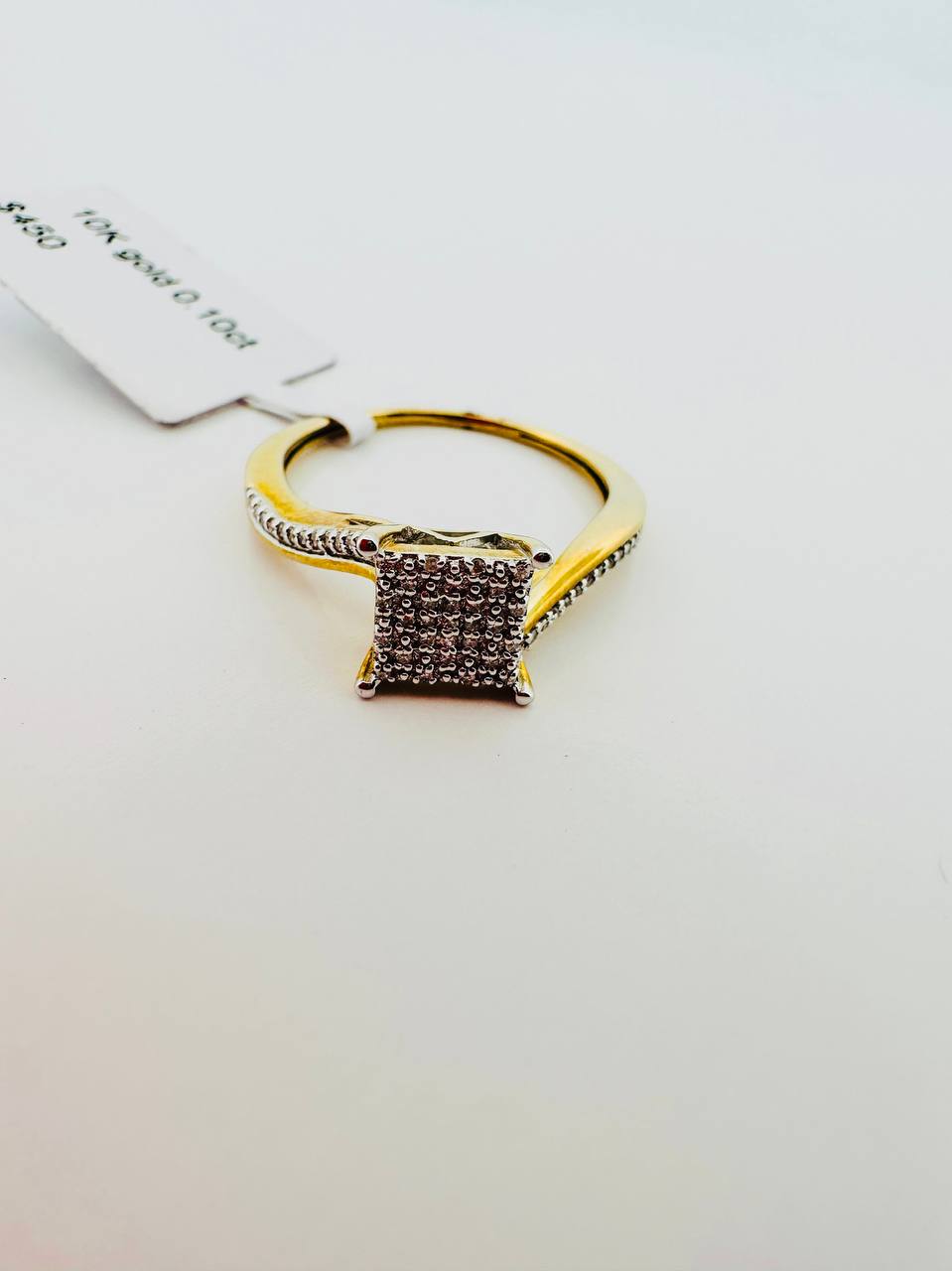 10K Diamond Engagement Ring - 15