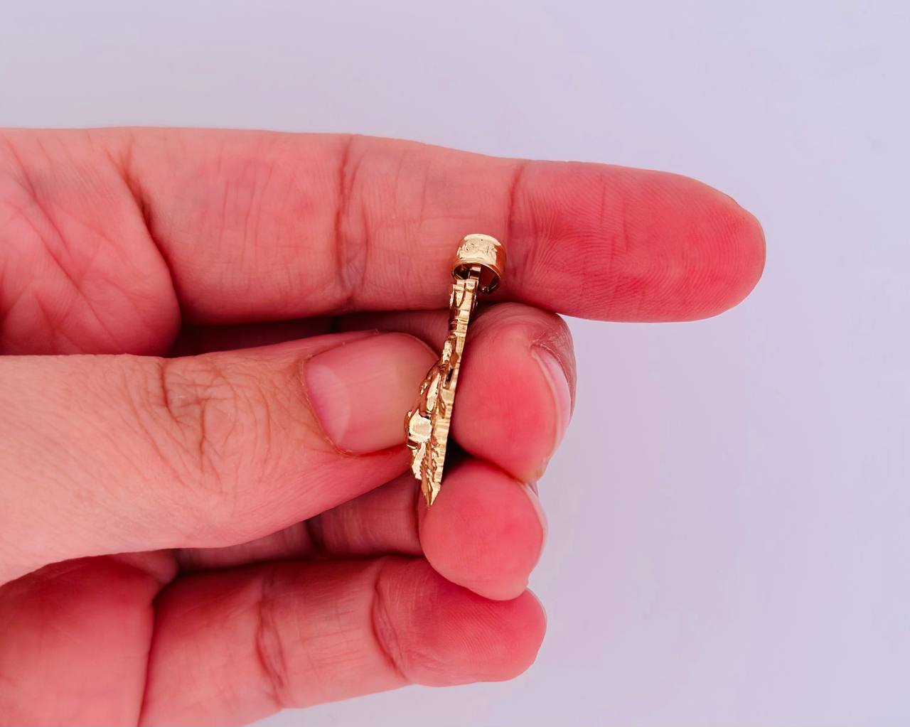 14K Lion Pendant - 2