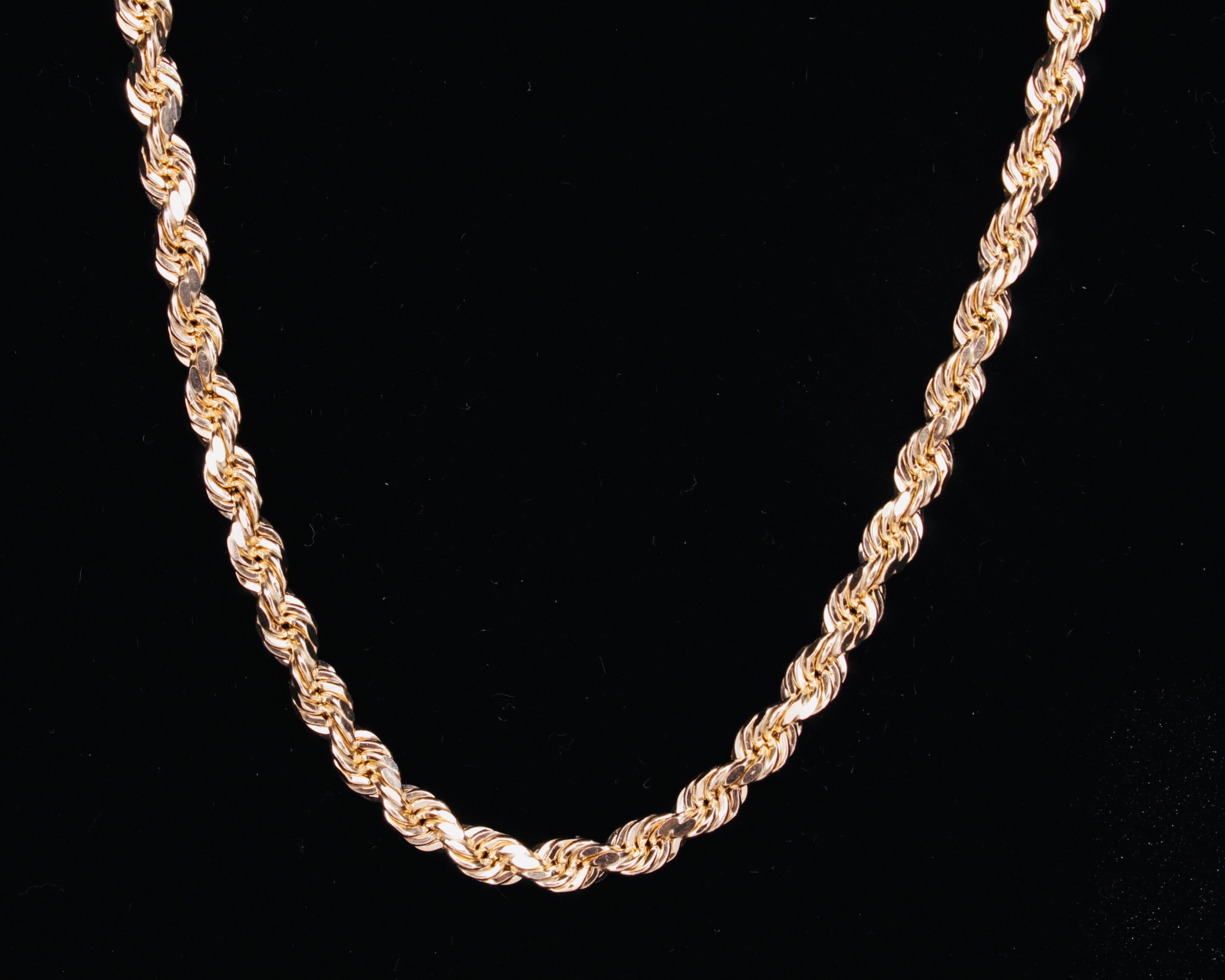 14K Gold Rope Chain - 4.2MM