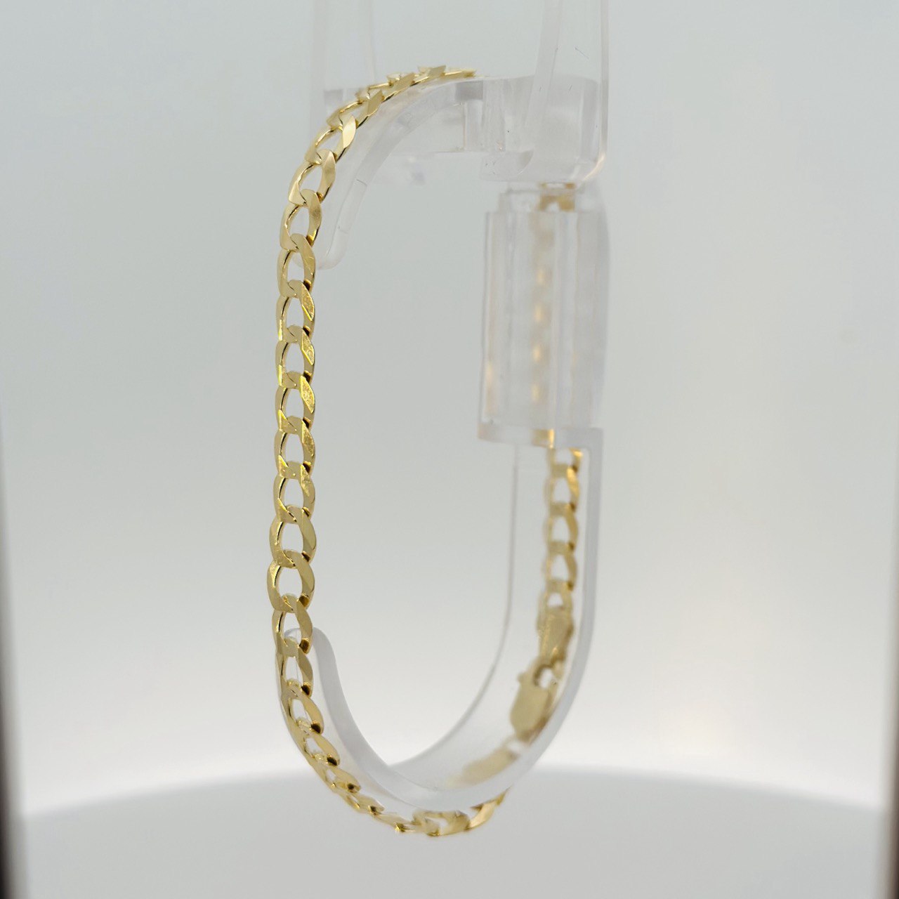 14K Solid Gold Cuban Link Bracelet – 5mm